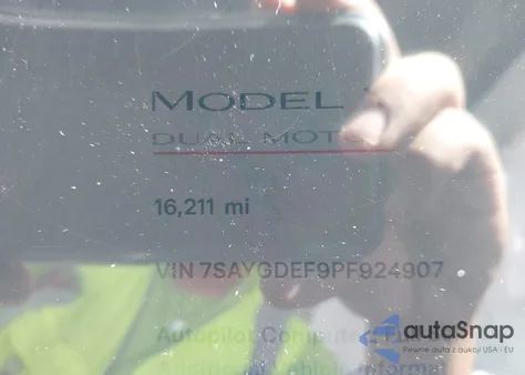2023 Tesla Model Y Performance Dual Motor All-Wheel Drive from USA, damaged, VIN 7SAYGDEF9PF924907